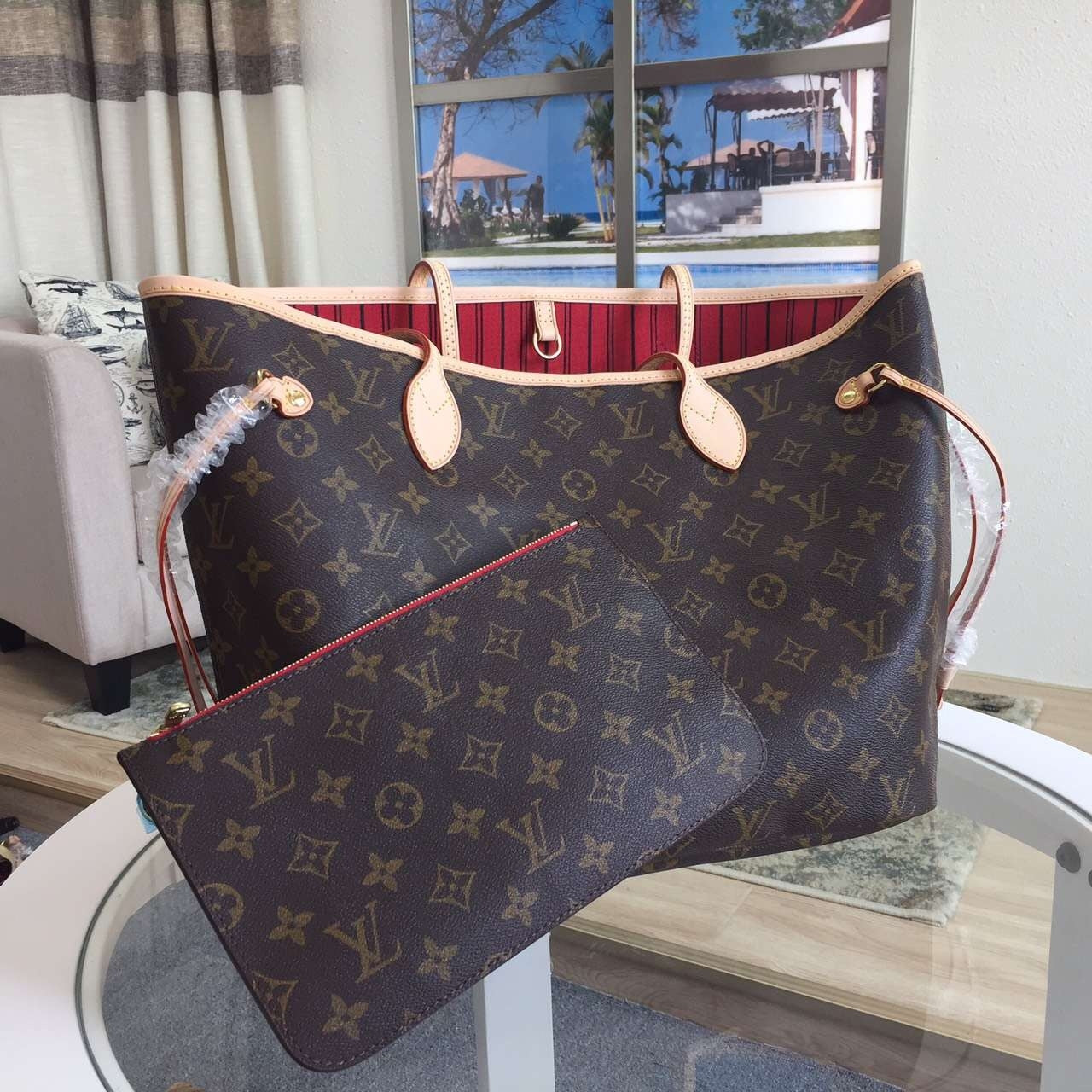 LV Neverfull MM Bag Monogram Canvas M40996