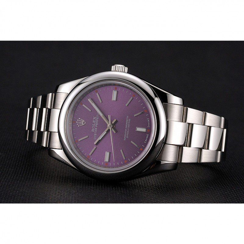 Replica Rolex Oyster Perpetual Date 41mm Purple Dial REP016834