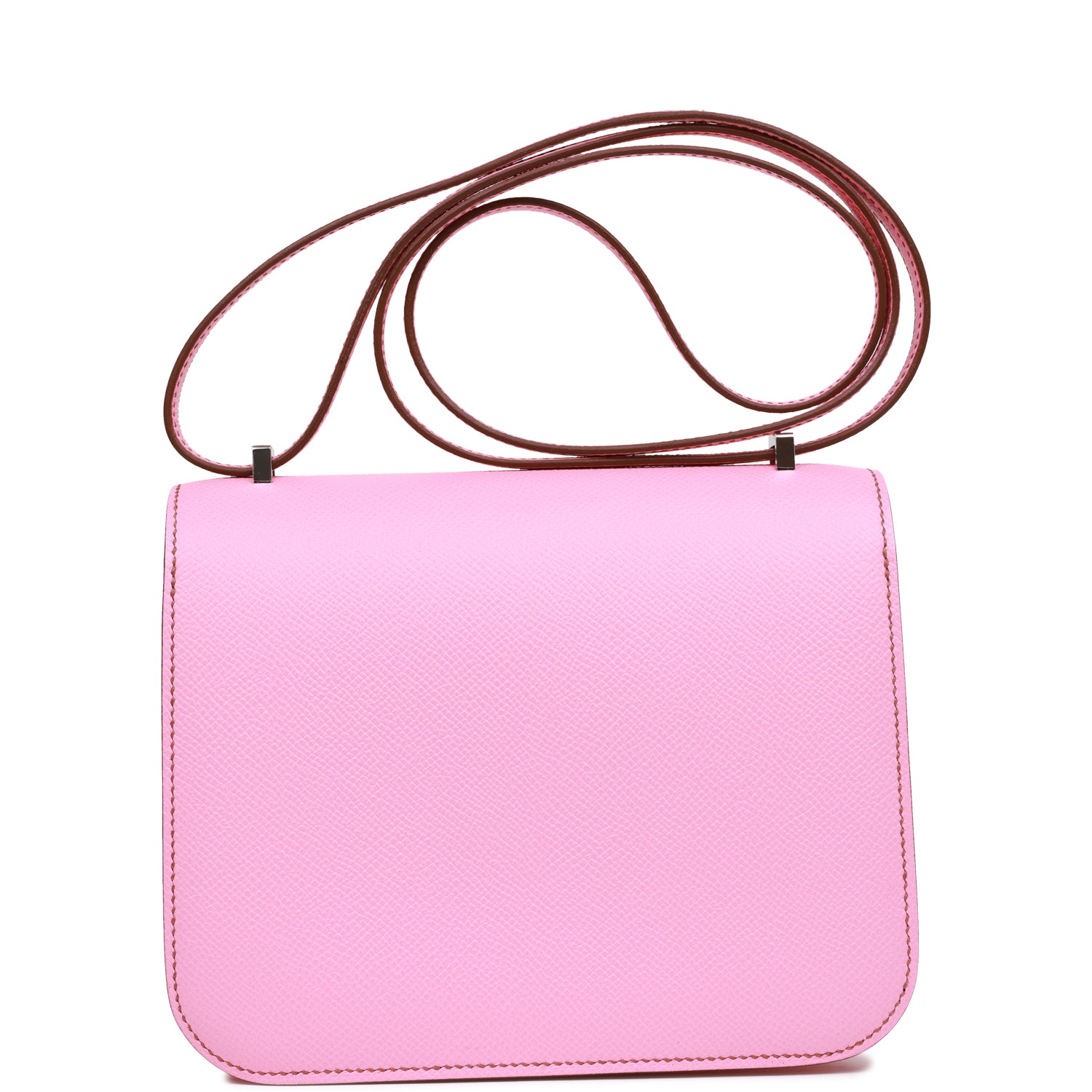 Hermès Constance 18 Bubblegum Epsom Palladium Hardware