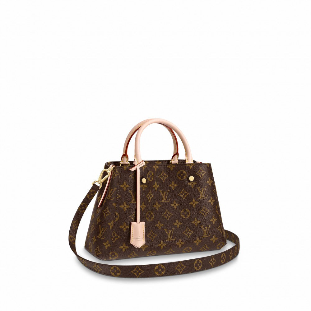 LV M41055 Montaigne BB Tote Bag Monogram Canvas