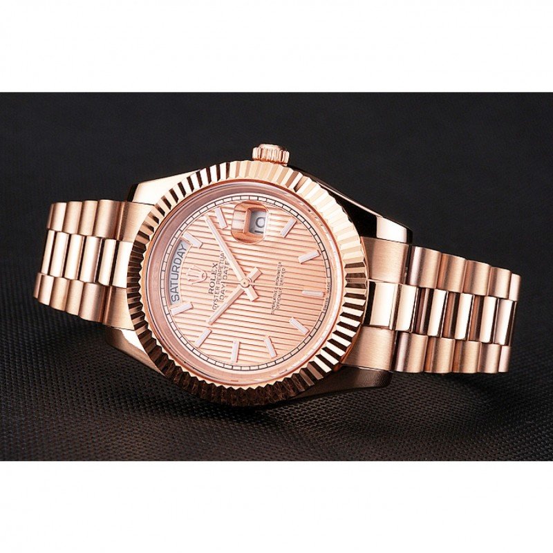 Superclone Rolex Day-Date 41mm Rose-Gold Dial REP016823