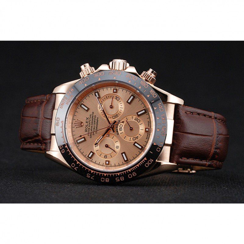 Replica Rolex Daytona 39mm Rose-Gold Dial 1454243