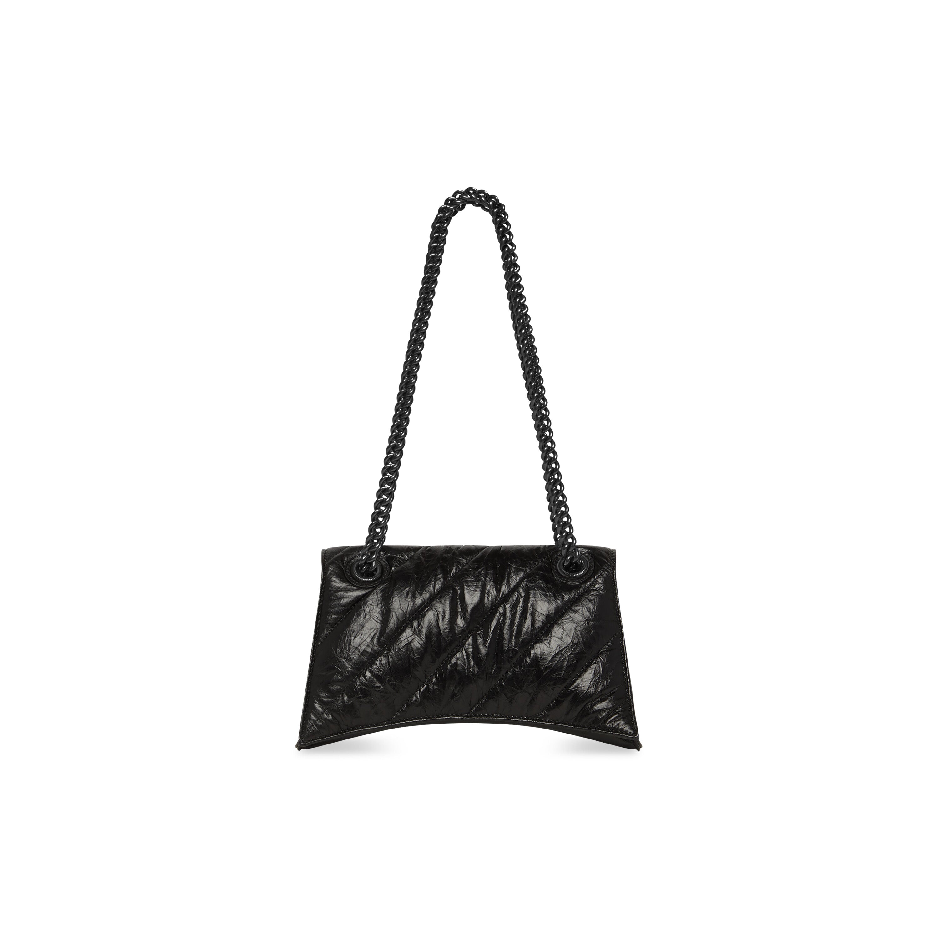WOMEN'S CRUSH SMALL CHAIN BAG QUILTED IN BLACK