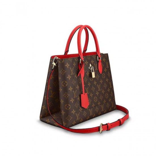 Louis Vuitton Flower Tote Black M43550 Red M43553