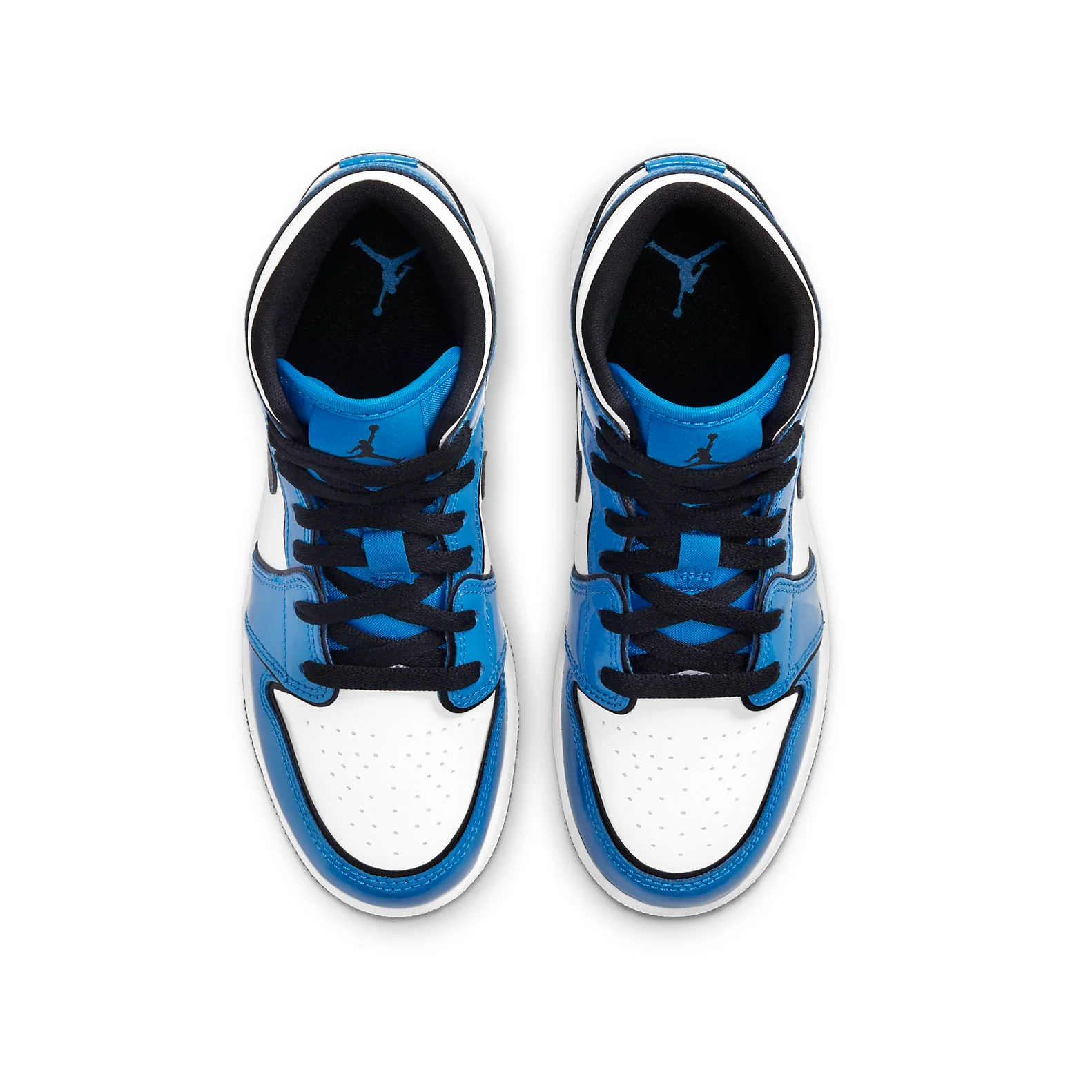 (GS) Air Jordan 1 Mid SE 'Signal Blue' BQ6931-402