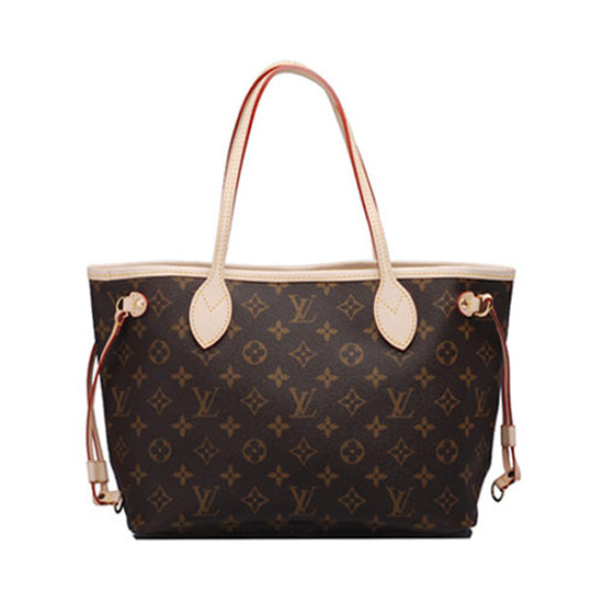 LV M41001 Neverfull PM Shoulder Bag Monogram Canvas