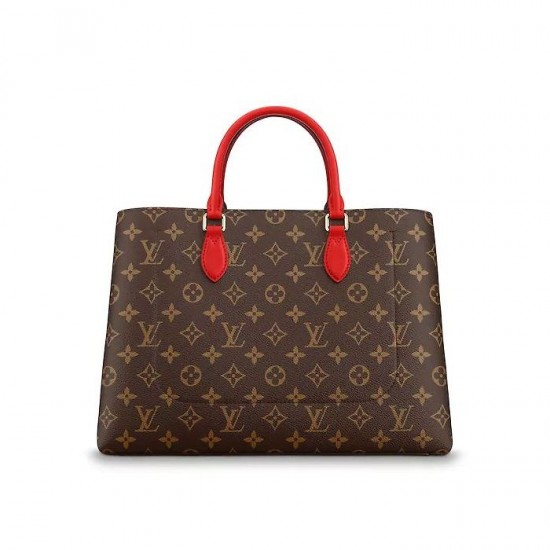 Louis Vuitton Flower Tote Black M43550 Red M43553