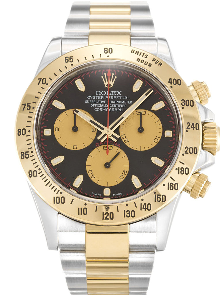 Replica Rolex Daytona 40mm Black Dial 116523