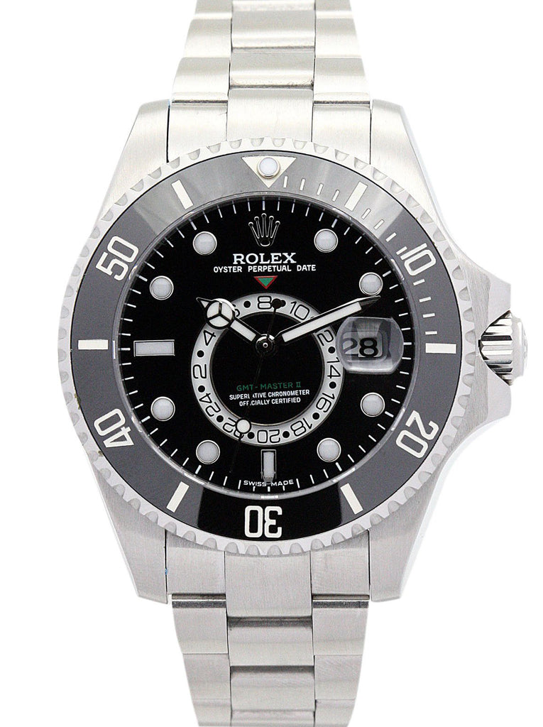 Replica Rolex GMT-Master 40mm Black Dial 16720