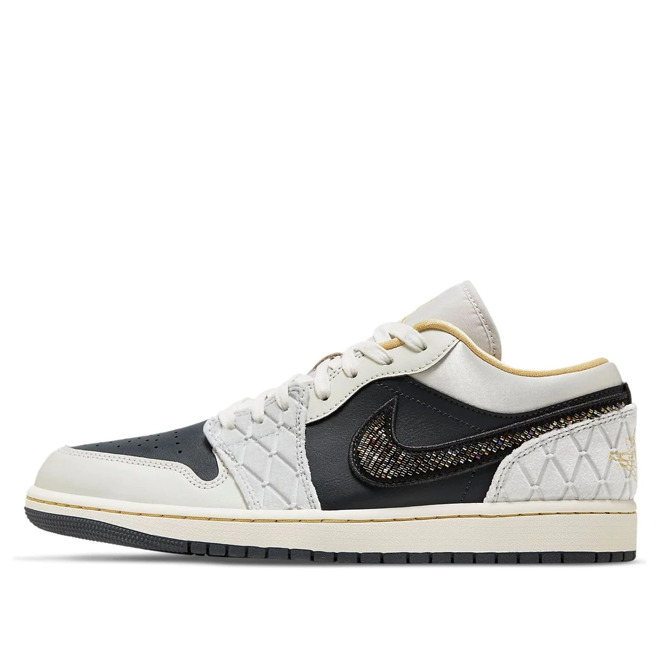 Air Jordan 1 Low SE 'Beaded Swoosh' DV1762-001