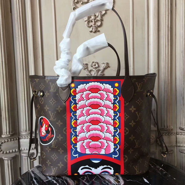 LV Neverfull MM M43499 Monogram Canvas