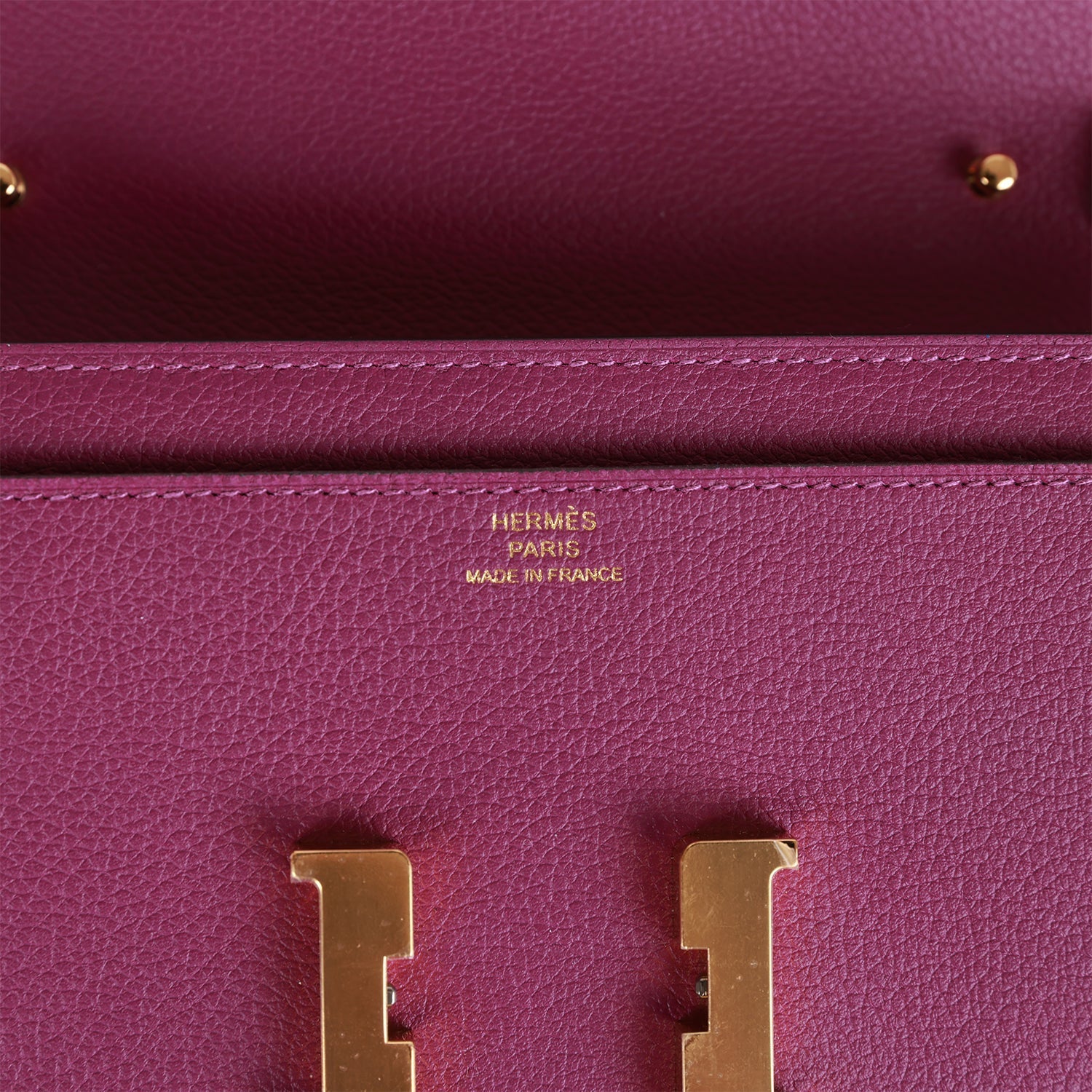 Hermès Constance Wallet To Go Anemone Evercolor Gold Hardware