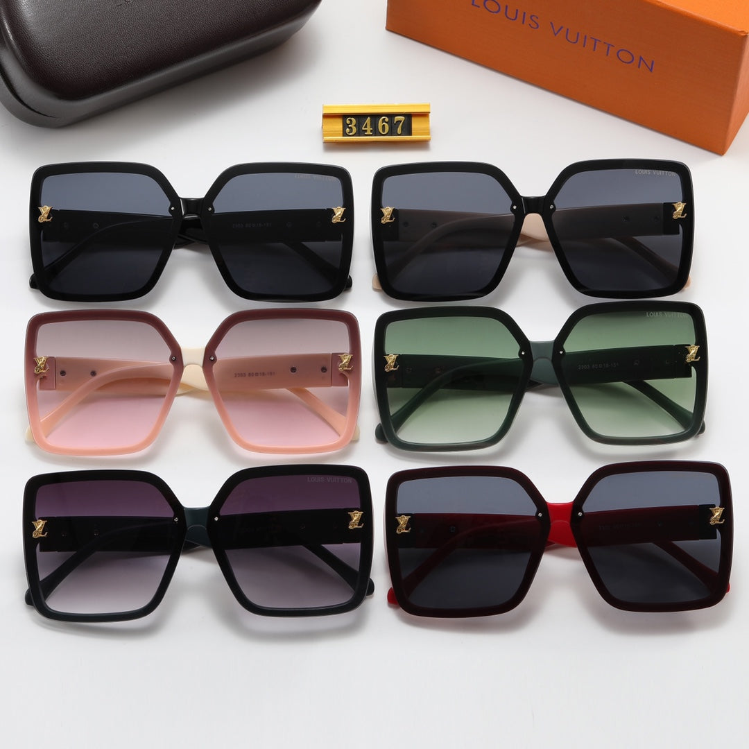 6 Color Women's Sunglasses—3467