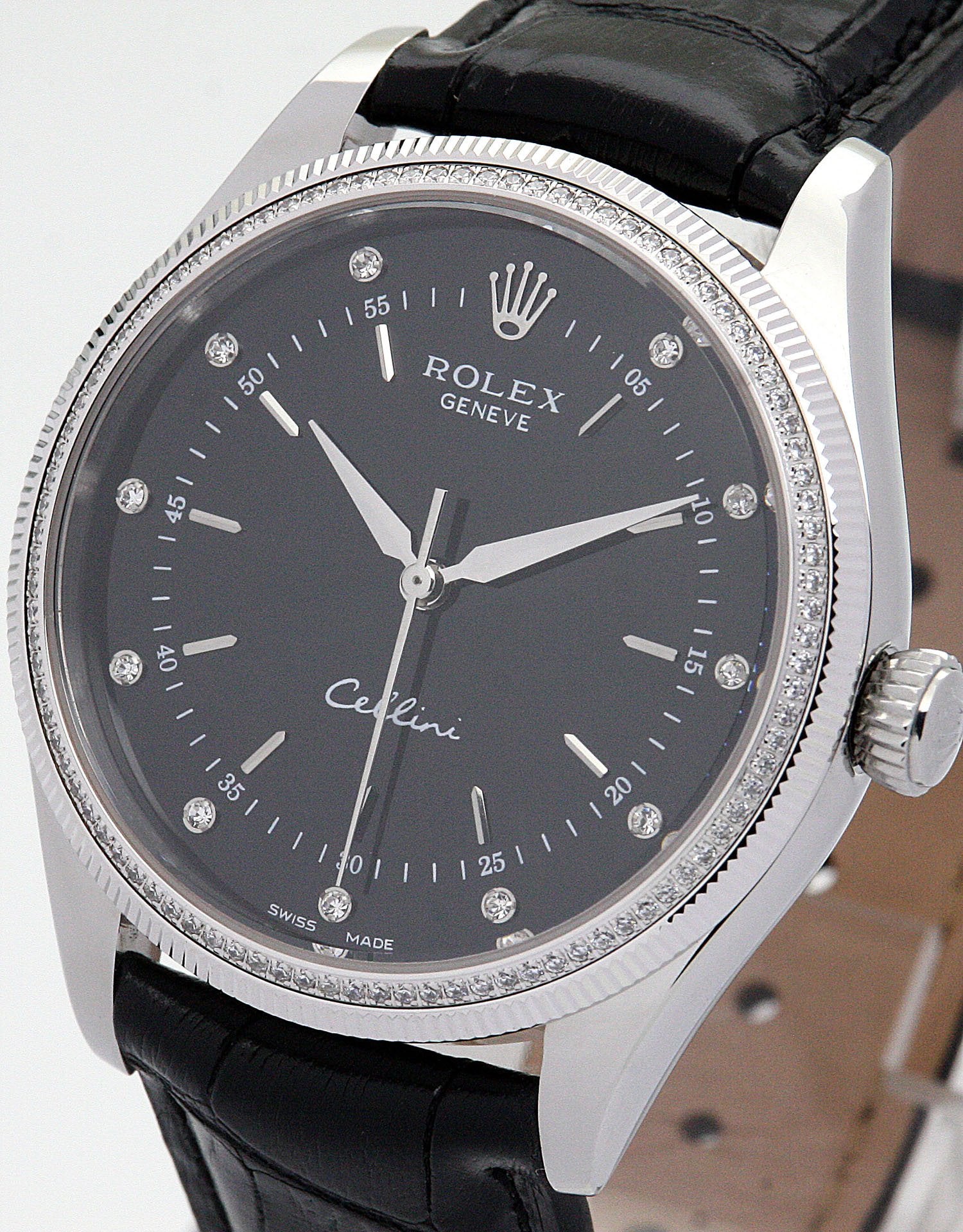 Replica Rolex Cellini 39.5mm Black Dial 5310