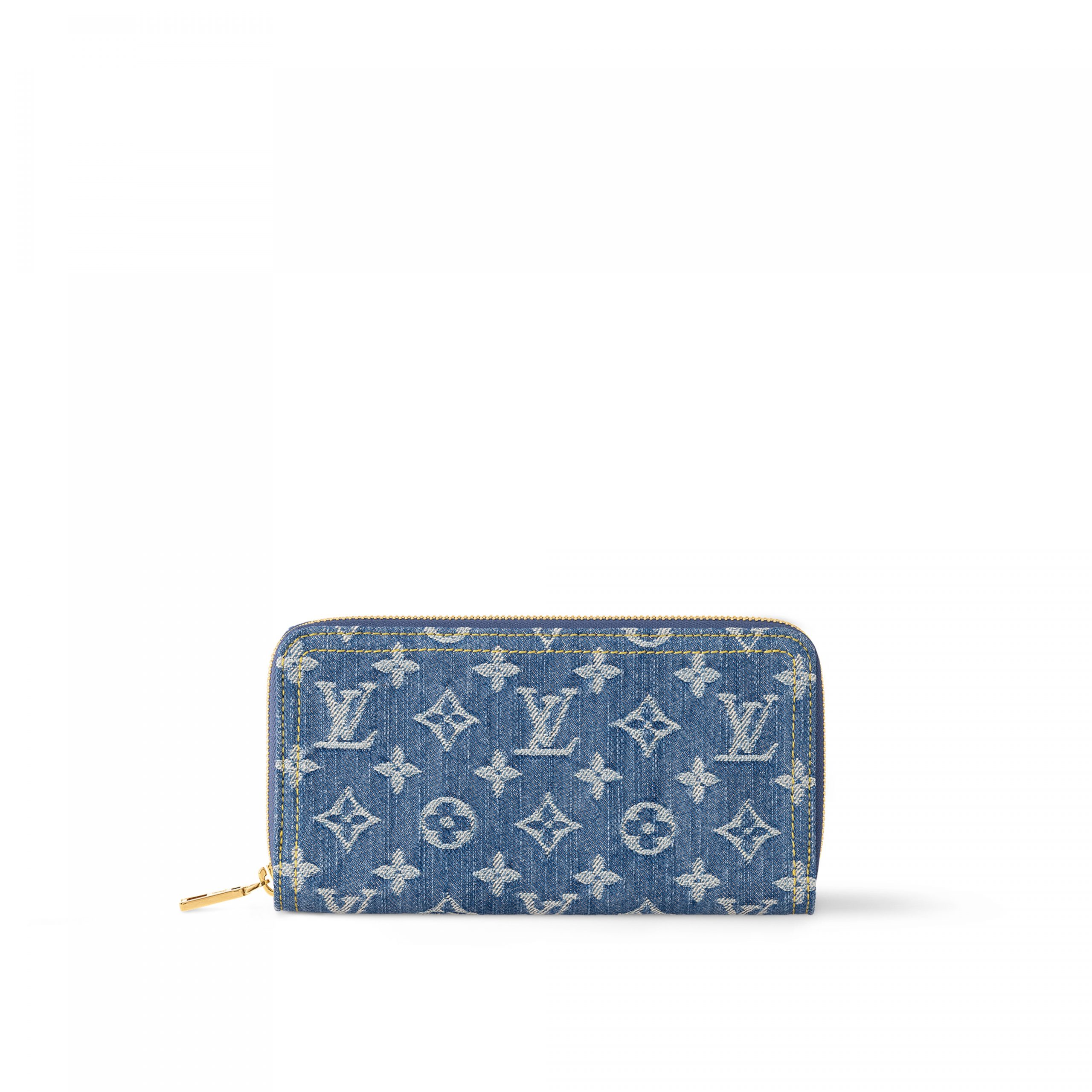 Louis Vuitton M82958 Zippy Wallet Denim Blue
