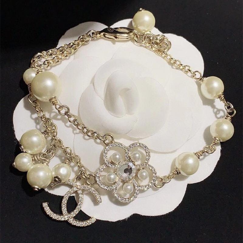 Luxury Double C Pearl Bracelet