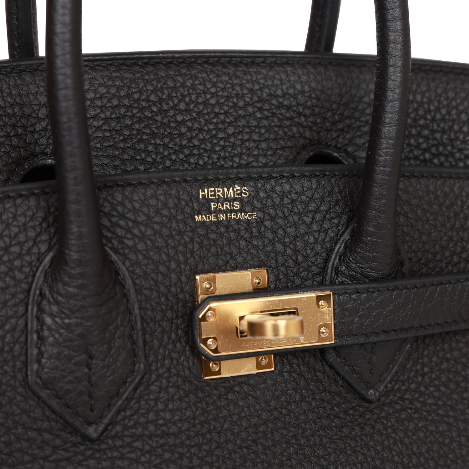 Hermès Birkin 25 Black Togo Gold Hardware