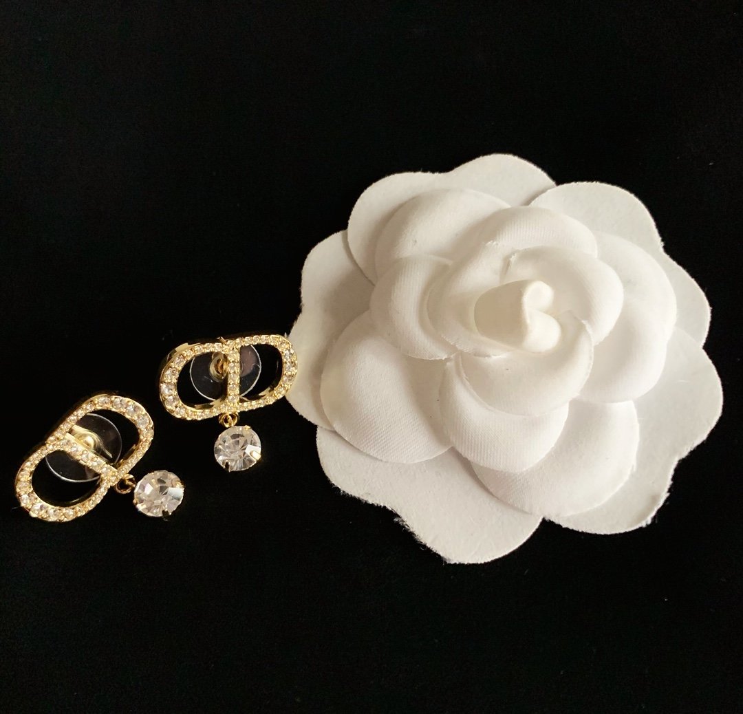 Fashion CD rhinestone earrings