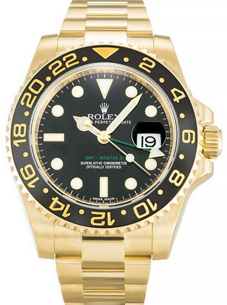 Replica Rolex GMT-Master II 40mm Black Dial 116718