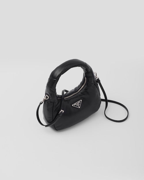 Prada Soft padded nappa leather mini-bag - Black