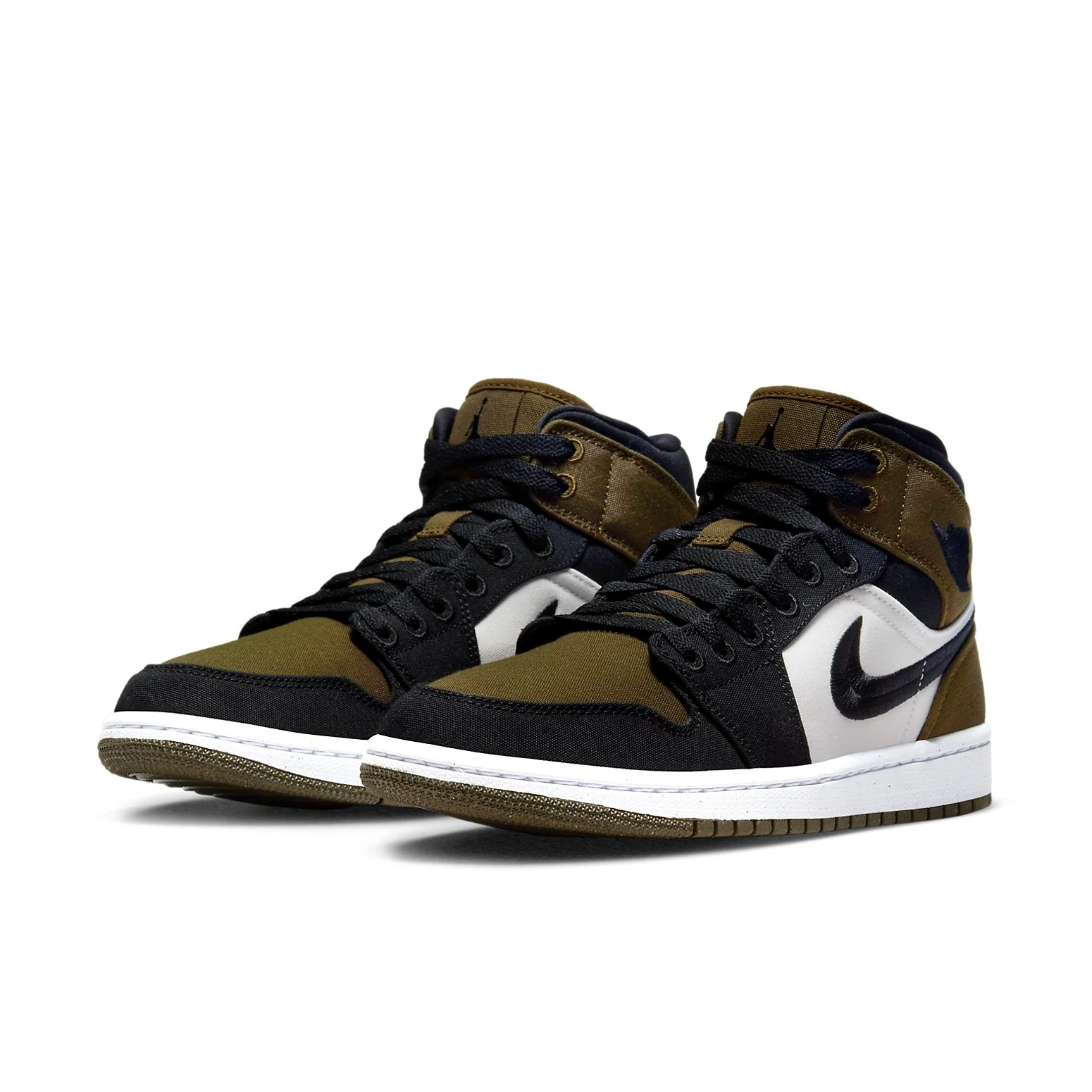 (WMNS) Air Jordan 1 Mid SE 'Olive Toe' DV0427-301
