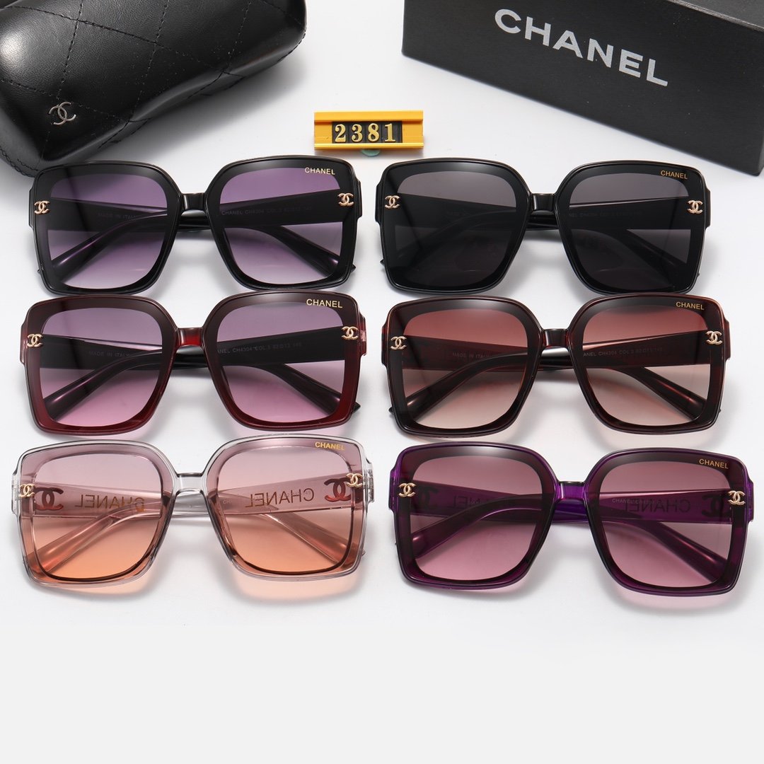 6 Color Women's Sunglasses—2381