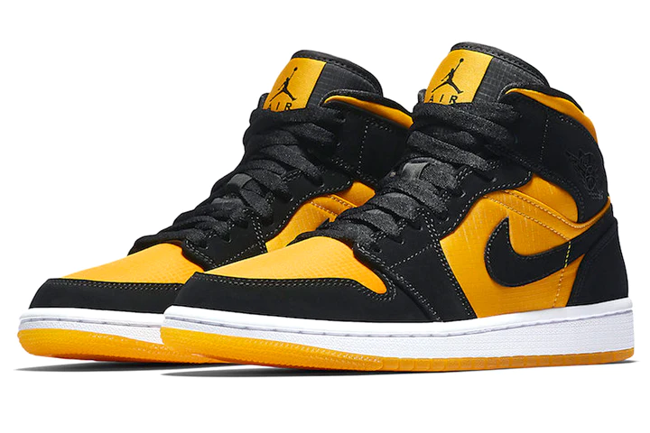Air Jordan 1 Mid 'Black University Gold' CD6759-007