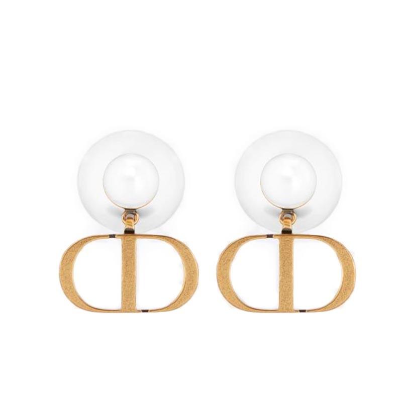 Pearl Retro Metal Fashion Earrings