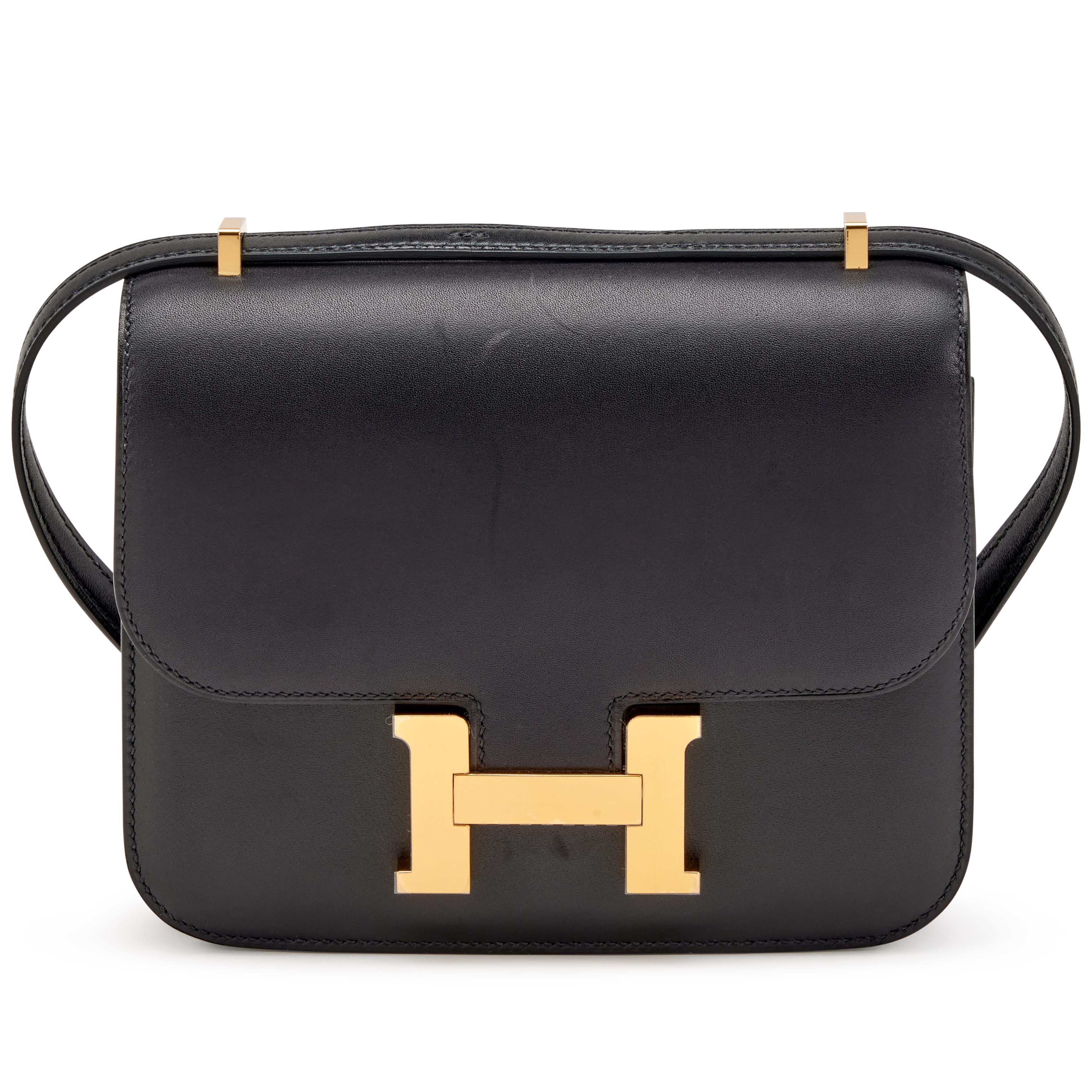 Hermès Constance Bag 18 Black Epsom Gold Hardware