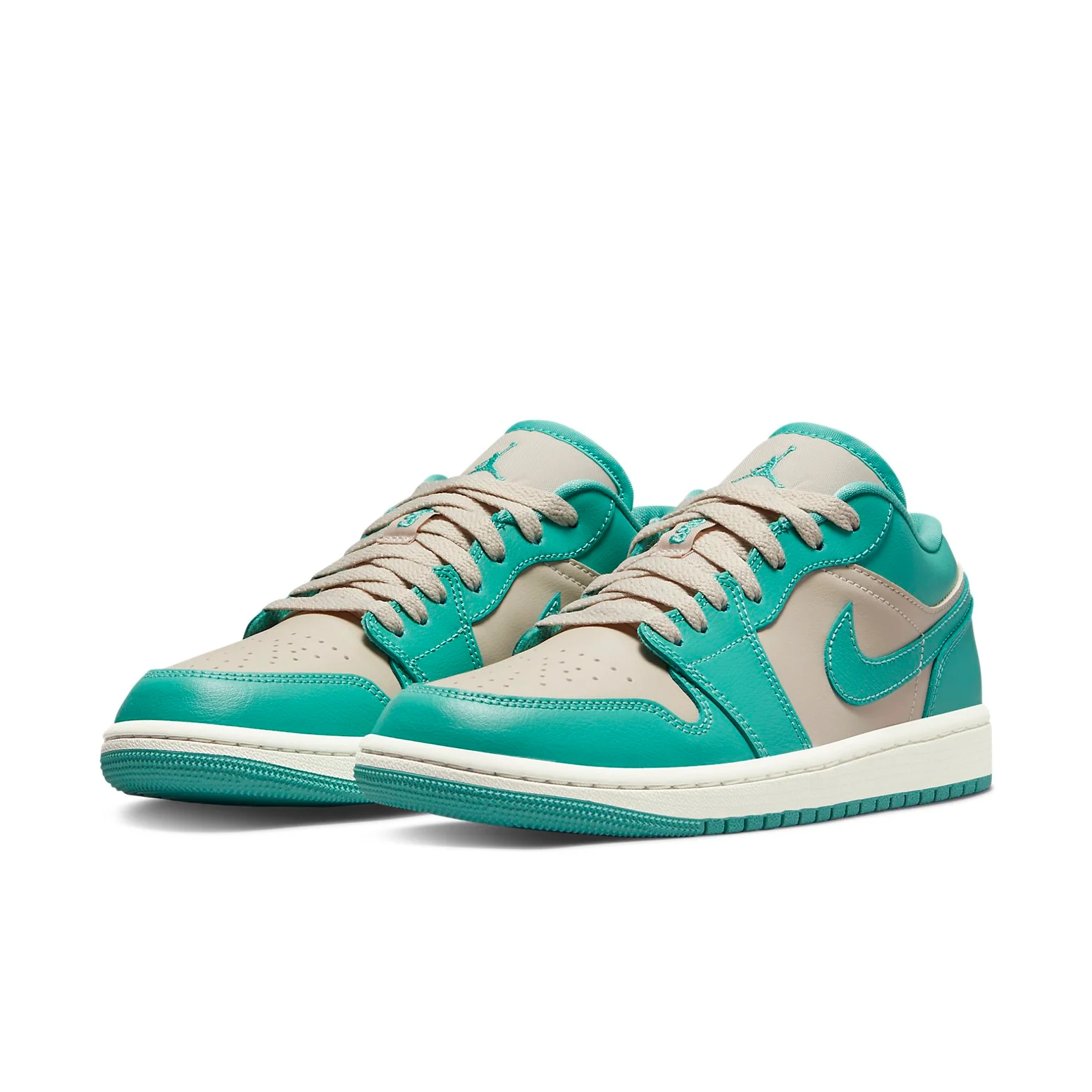 (WMNS) Air Jordan 1 Low 'Tropical Teal Sandy Beige' DC0774-131