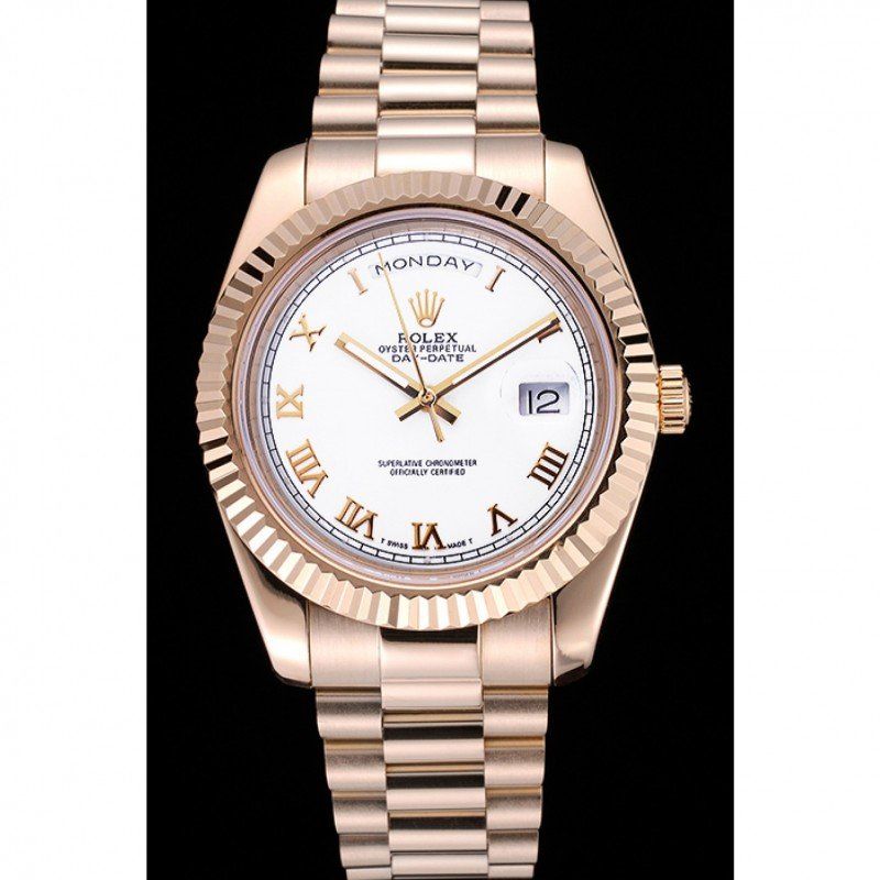 Replica Rolex Day-Date 41mm White Dial 622546