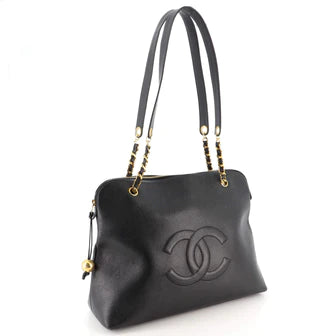 Chanel Vintage Timeless Zip Tote Caviar Large