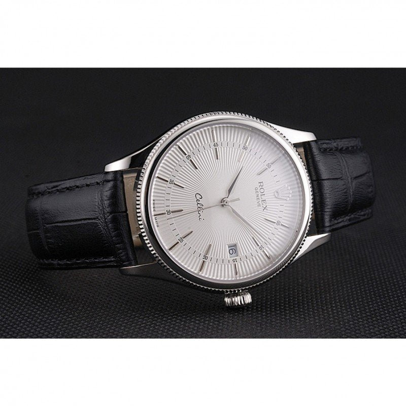 Superclone Rolex Cellini 38mm White Dial REP016802
