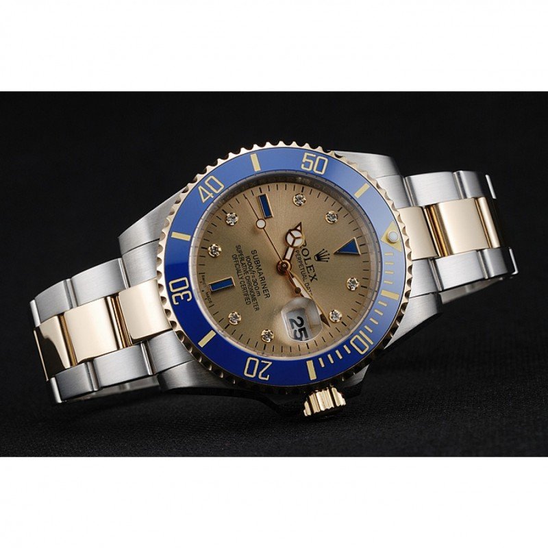 Replica Rolex Submariner 42mm Gold Dial rl55