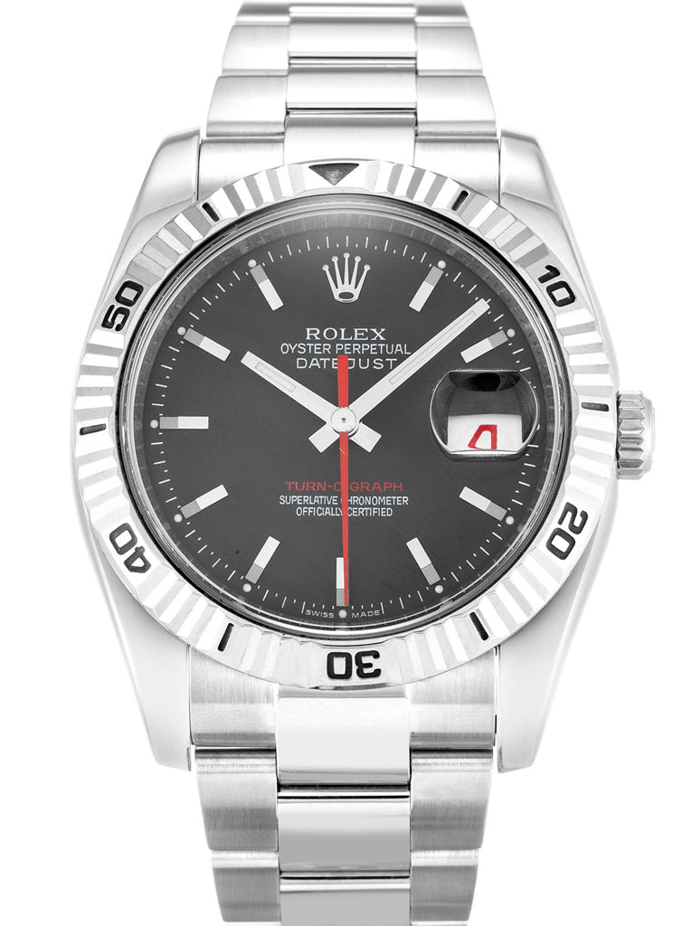 Replica Rolex Datejust Turn-O-Graph 36mm Grey Dial 116264-2