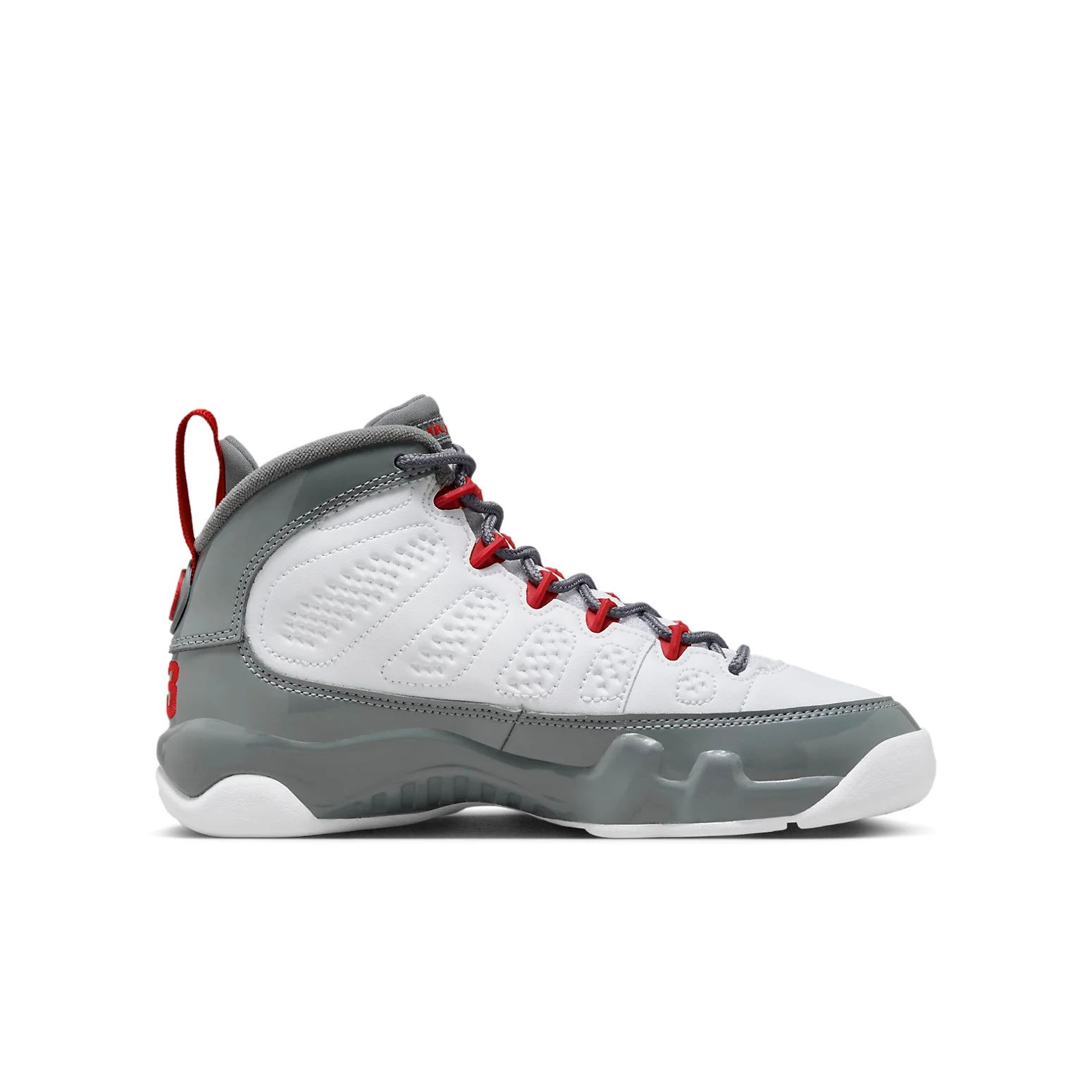 (GS) Air Jordan 9 Retro GS 'Fire Red' 302359-162