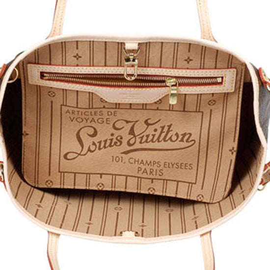 LV M40155 Neverfull PM Shoulder Bag Monogram Canvas