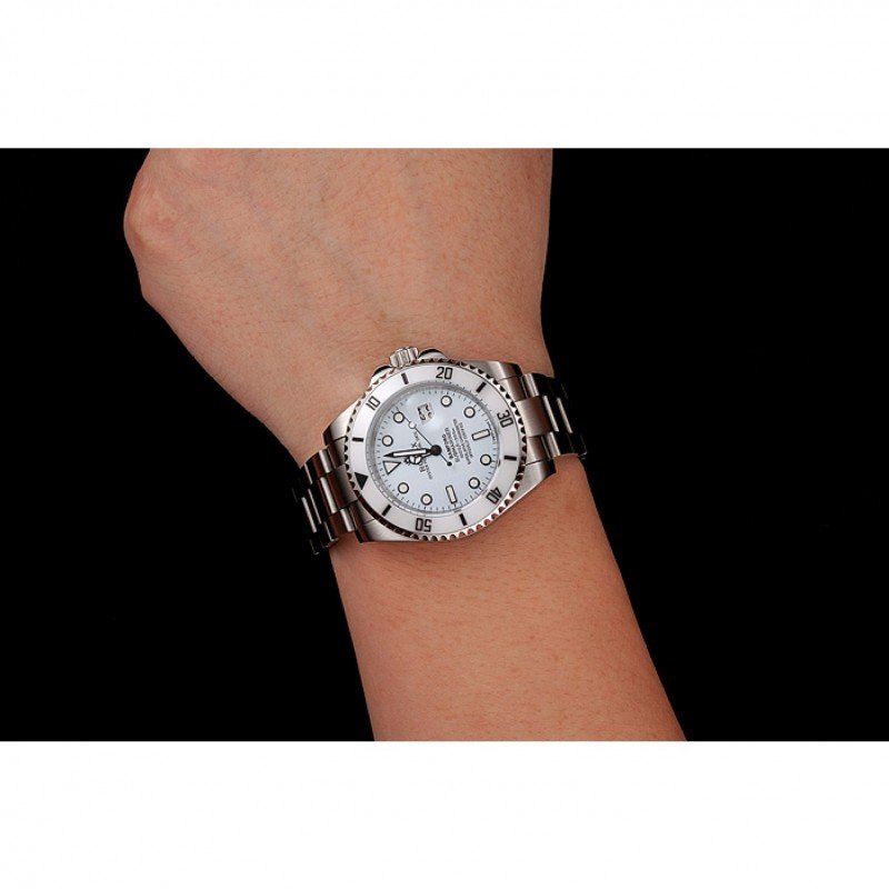 Replica Rolex Submariner 40mm White Dial 1453863