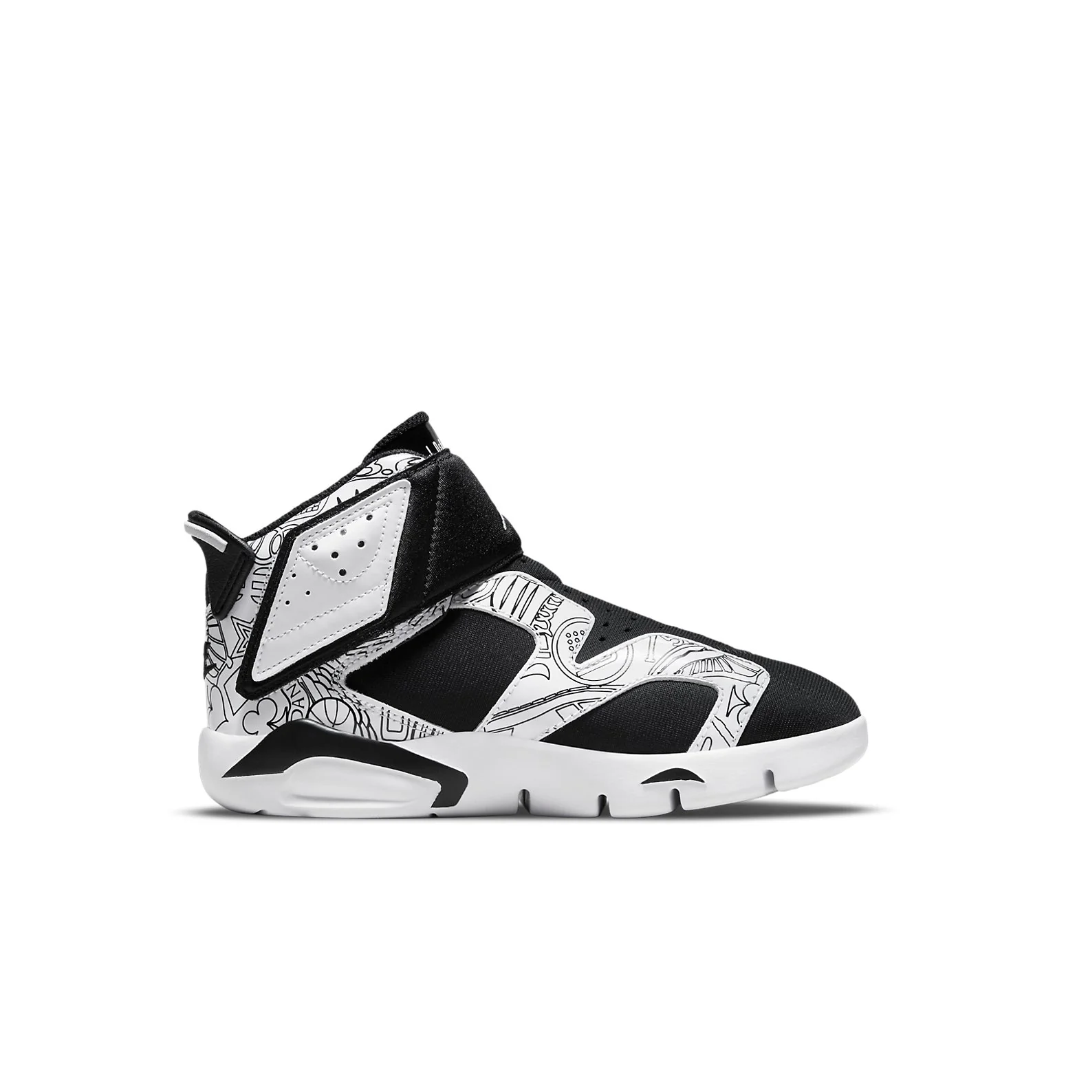 (PS) Air Jordan 6 Retro Little Flex SE 'Black White' DC4103-001
