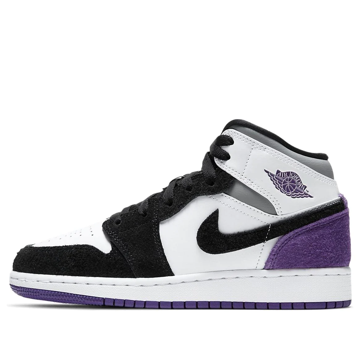 (GS) Air Jordan 1 Mid SE 'Varsity Purple' BQ6931-105