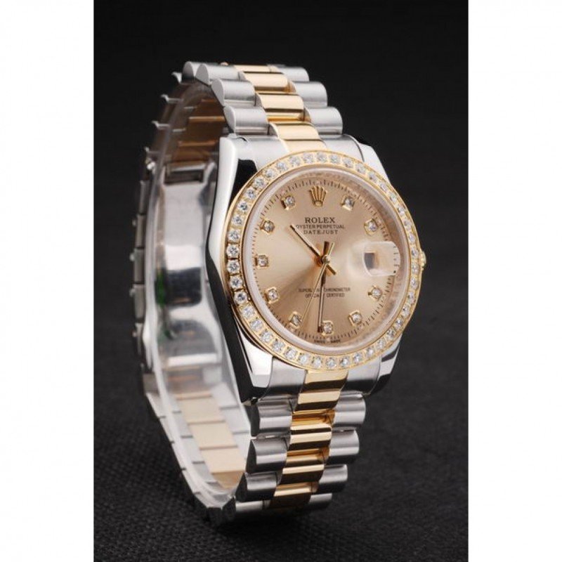 Superclone Rolex Datejust 36mm Gold Dial SRL40