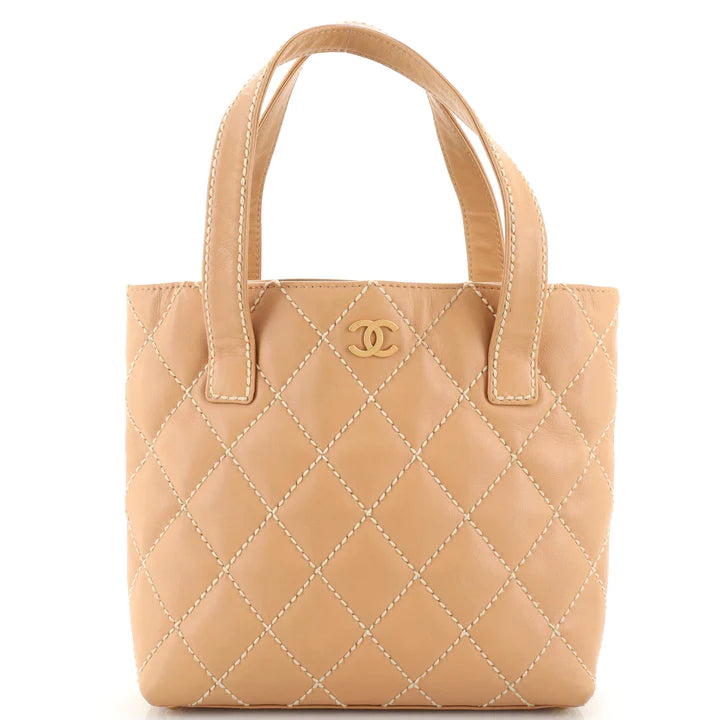 Surpique Tote Quilted Leather Small