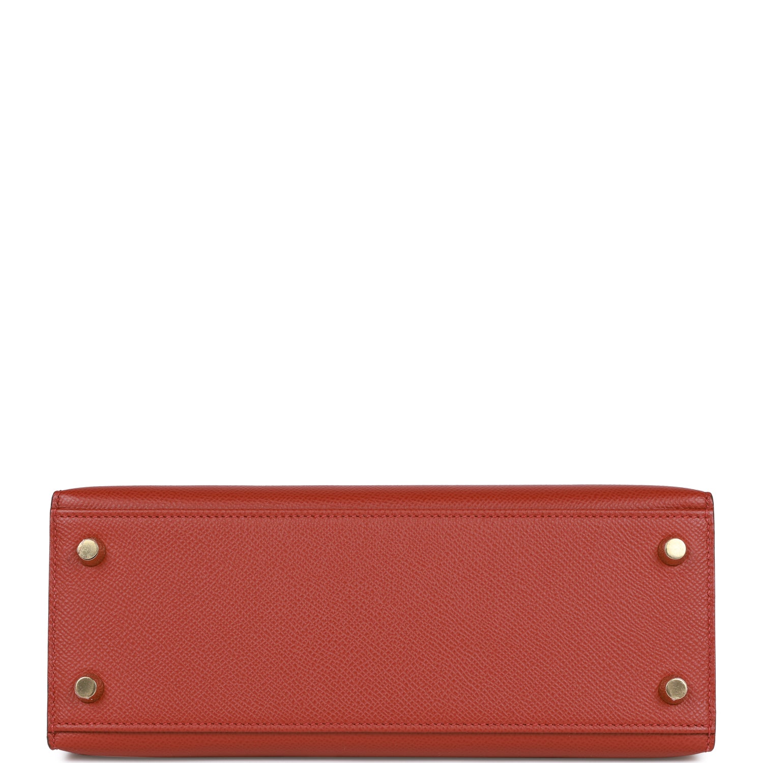Hermès Kelly Sellier 25 Rouge Venetian Epsom Gold Hardware