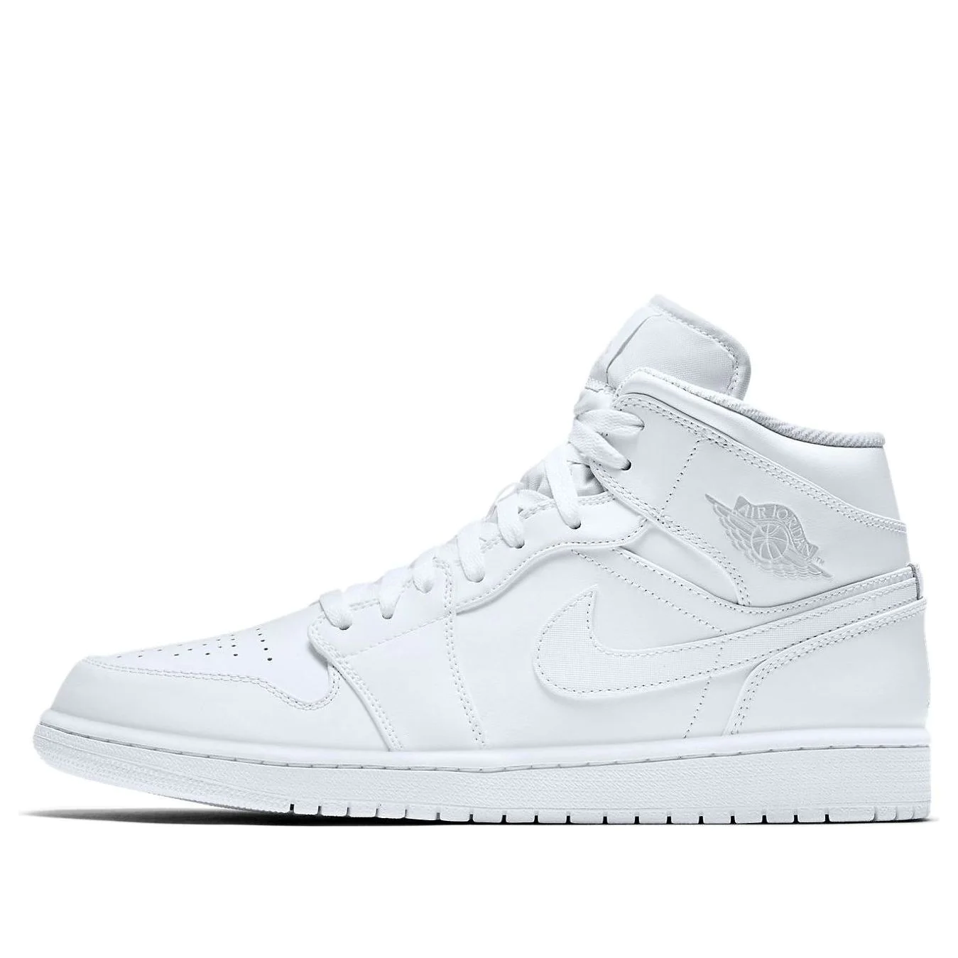 Air Jordan 1 Retro Mid 'White Pure Platinum' 554724-104