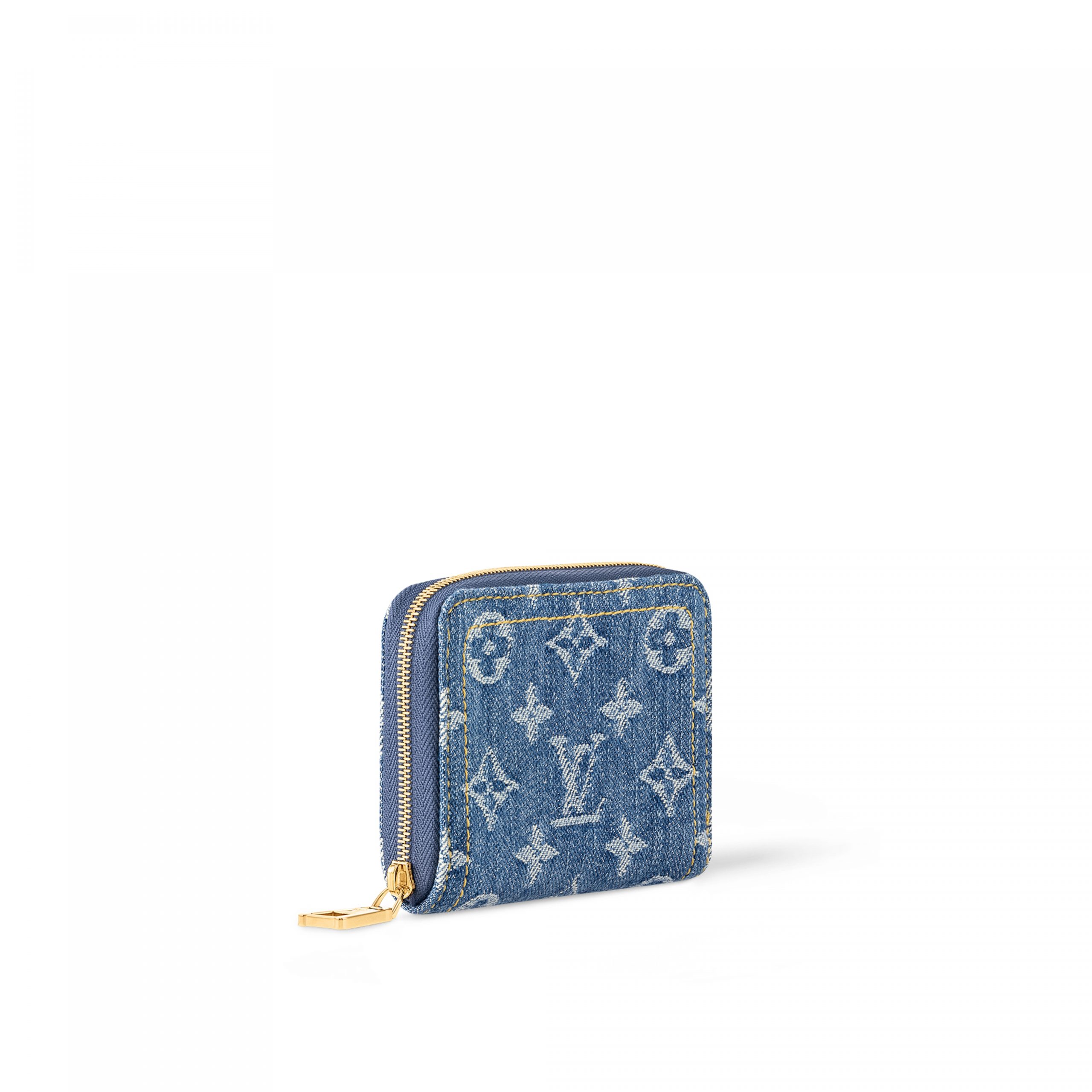Louis Vuitton M82957 Zippy Coin Purse Denim Blue