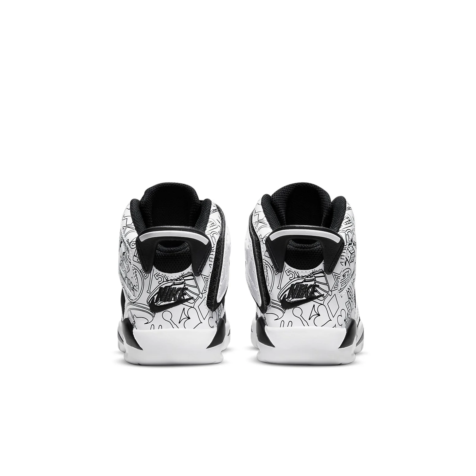 (PS) Air Jordan 6 Retro Little Flex SE 'Black White' DC4103-001