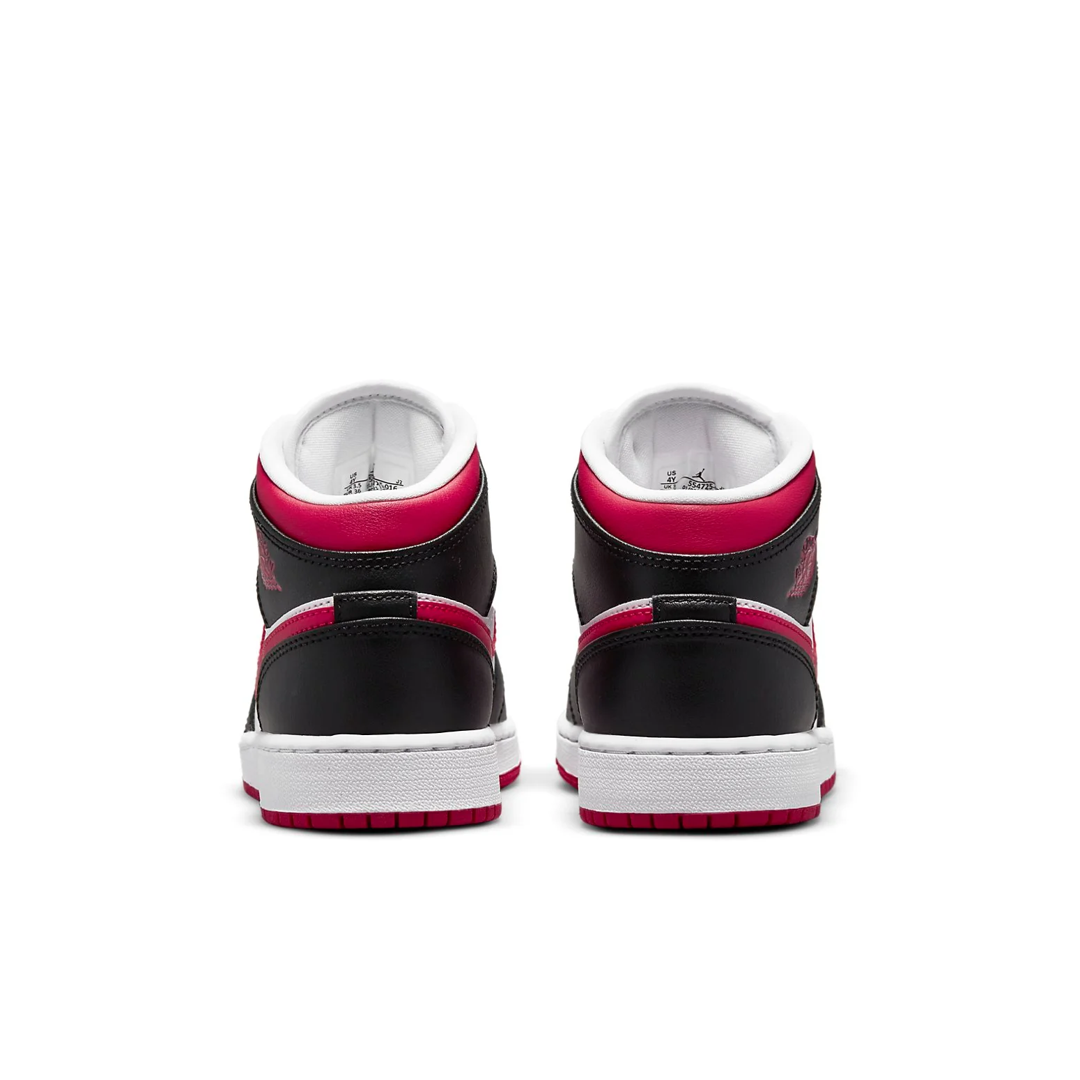 (GS) Air Jordan 1 Mid 'White Very Berry' 554725-016