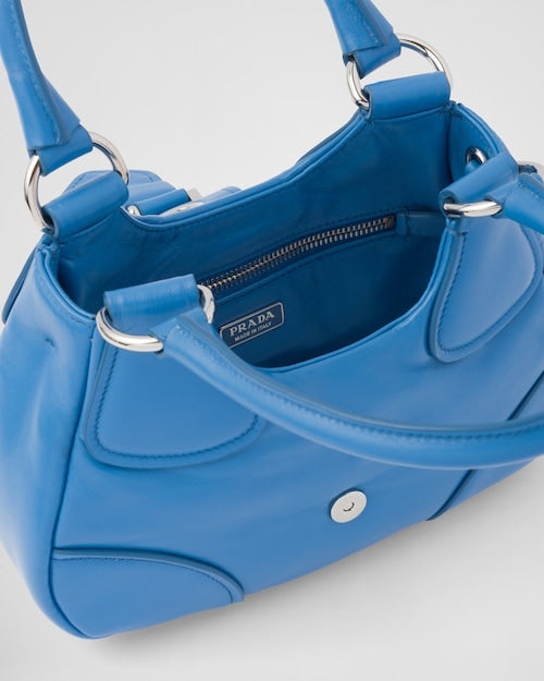 Prada Moon padded nappa-leather bag - Light Blue