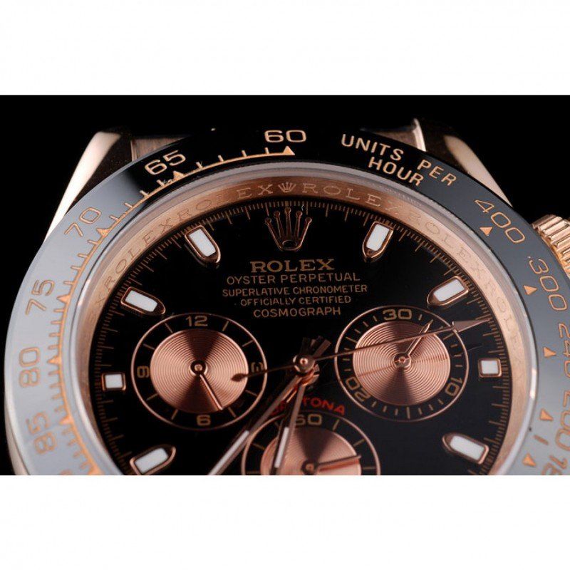Replica Rolex Daytona 39mm Black Dial REP016831