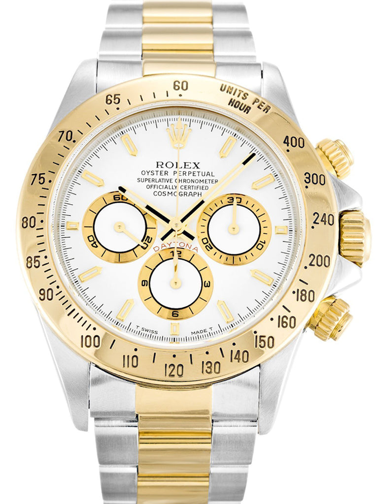 Replica Rolex Daytona 38mm White Dial 16523